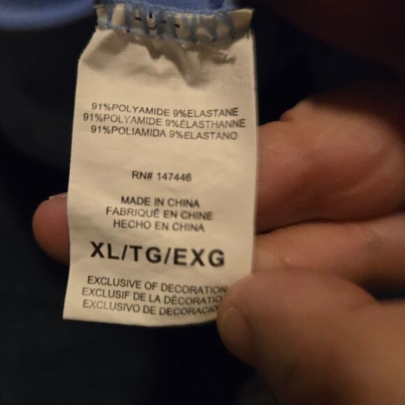 Hang Ten Women’s Long Sleeve Blue Activewear Top Size XL - Picture 4 of 10